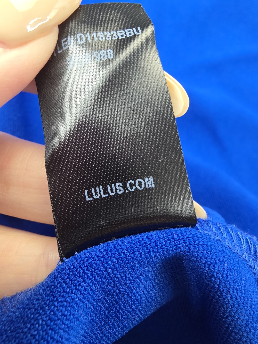 Lulus XS Royal Blue Home Before Daylight Fit & Flare Dress 3583-AN - Picture 8 of 15